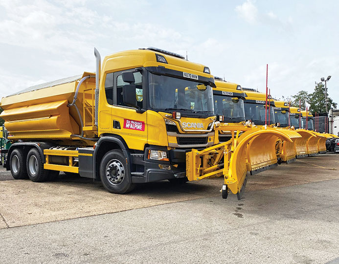 Scottish Gritter Fleet On Standby Transport News