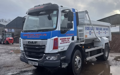 Norscot Deliver New DAF XBC To Andrew Gray (Perth)