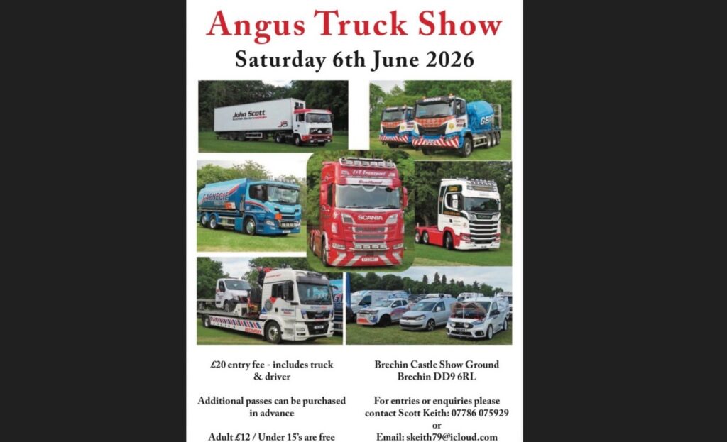 The Angus Truck Show takes place on 6 June