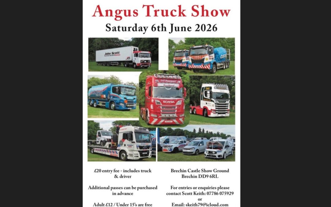 The Angus Truck Show takes place on 6 June