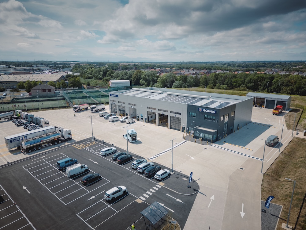 Scania UK opens a new service centre in Stockton