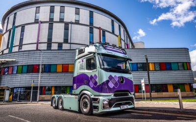 Daimler Truck UK demo truck to raise money for Glasgow Children’s Hospital Charity