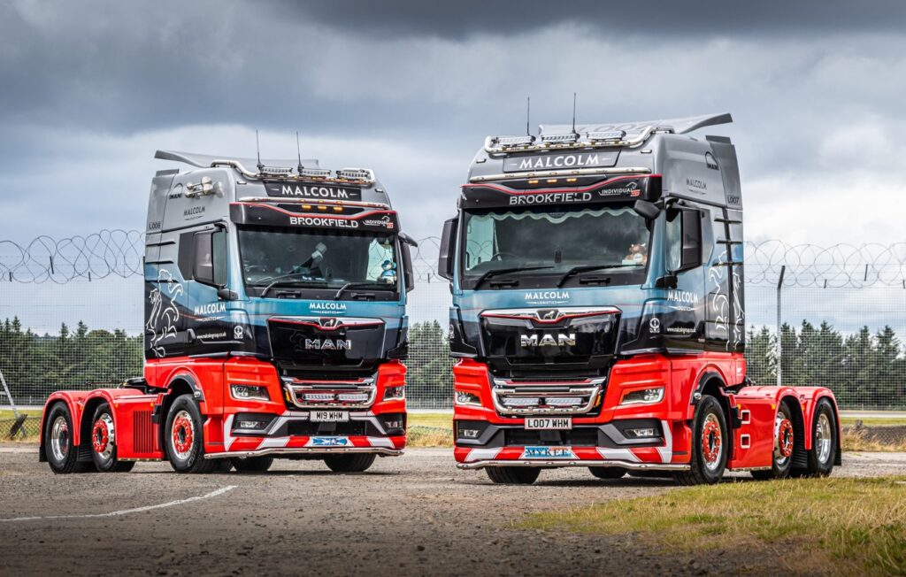 New flagship MAN TGX trucks for Malcolm Logistics