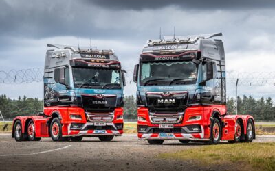 New flagship MAN TGX trucks for Malcolm Logistics