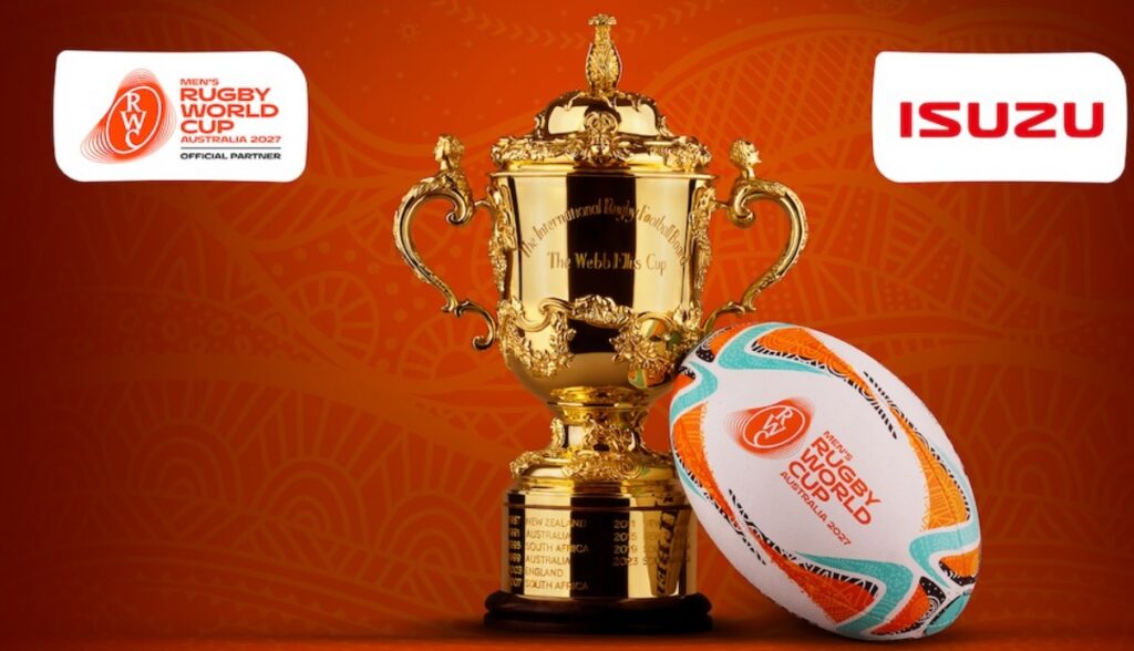 Isuzu nombrado socio automotriz oficial para las Copas Mundiales de Rugby